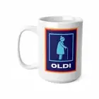 OLDI novelty mug funny gift gag gift old women grandma 15 Oz Aldi