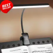57 LED Music Stand Light Eye Caring Clip-On Piano Light USB-C Rechargeable
