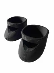 3D PLA Black Tear Drop Shoes to fit 14" Cabbage Patch Dolls & My Child Dolls