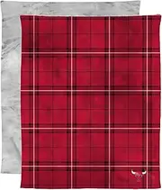 Northwest NBA Chicago Bulls Unisex-Adult Micro Mink Plush Fleece Throw Blanket, 48" x 60", Team Colors