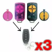 3 x ATA PTX5 TrioCode Garage Door Remote Replacement GDO 6v3/6v4/7v2/7v3/8v3/9v2