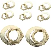 CORHAD 8pcs Wall Clock Quartz Clock Metal Watch Accessories Repair Kit Nut Washer Gasket for DIY Assembly