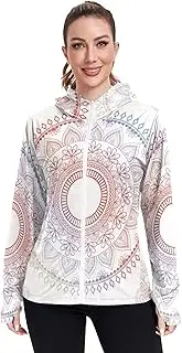 [Caihoyu] Women's Hoodies Quick Dry Plain t Shirts UPF 50+ Protection