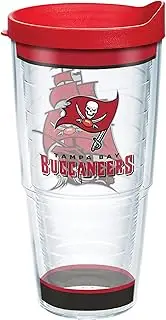 Tervis Tradition NFL Tampa Bay Buccaneers Insulated Tumbler, 24oz, Clear - Tritan
