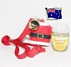 BATH & BODY WORKS Lemon & Ginger POCKETBAC & Santa Holder HAND SANITIZER