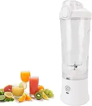 Mini Juicer Cup, 600ml 18000RPM Portable Rechargeable Small Personal Blender for Gym Home Office Sports Travel Camping, for Shakes and Smoothies, Stainless Steel Blades