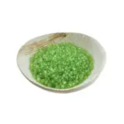 Glass Seed Beads 6/0 Frosted Light Green 4mm - 50g - 500 beads - BD1265