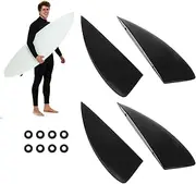 Surf Fins | Detachable Kiteboarding Water Splitter, Reinforced Replacement Equipment for Surfing Paddle Dive Water Activities