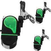 MOTHNUR 3PCS High Sensitivity Fishing Rod Alarm with Loud Alert Durable Clip for Carp Fishing Reliable Electronic Alarm for Beginners Enthusiasts Black