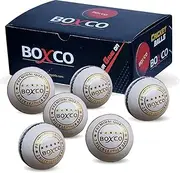 BOXCO Hand Made Cricket Leather Ball for Club, T20, One Day, Test Cricket Matches (Pack of 6)