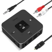 Bluetooth 5.0 Transmitter Receiver for TV, 2 in 1 Bluetooth Aux Adapter for P...