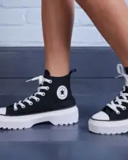 CONVERSE ALL STAR HI PLATFORM UNISEX MEN SIZE 6 = WOMEN SIZE 7.5 SHOES BLACK NEW