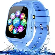 Kids Waterproof Smart Watch for Boys Girls Ages 3-12 Learning Toys Easter Basket Gifts with 26 Games Camera Video 1.44" Touchscreen Music Player Alarm Clock Flashlight Pedometer Toddler Watches ﻿