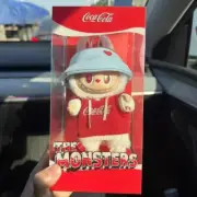 Authentic POP MART X Coca Cola The Monster Labubu Collectible Gift Pendant Plush