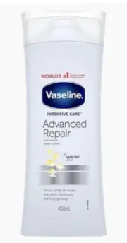 VASELINE INTENSIVE CARE ADVANCED REPAIR UNSCENTED BODY LOTION- 200ml