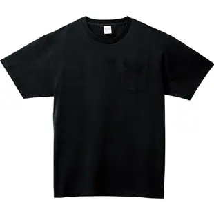 日本Printstar  5.6盎司 圓領口袋棉T  100%全棉面T-shirt / 素T / 素t / 時尚