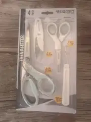 New Westcott 4 Piece Fabric Scissors /Thread Snips/Detail Scissors/ Seam Ripper