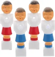 SUPVOX 4pcs Foosball Player Statue Football Accessories Table Accessories Soccer Tabletop Hover Desk Soccer Player Figures Table Football Replacement Parts Foosball Figures PVC