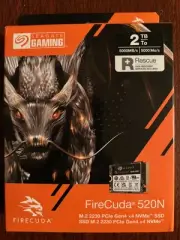 Seagate FireCuda 520N SSD 2TB SSD M.2 2230 PCIe Gen4 ×4 NVMe, New & Sealed