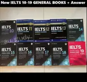 2024 AU STOCK LATEST NEW Cambridge IELTS 10-19 General Books with Answer Key