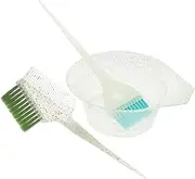 ARTSEWPLY 1Set Hair Dyeing Brush with Mixing Bowl Salon Hair Coloring Tools for DIY Hair Tinting and Highlighting Reusable and Easy to Clean