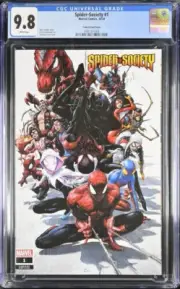 Spider Society 1 Trade variant Clayton Crain CGC 9.8 LTD 919