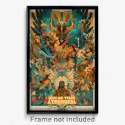 Mexican Movie Poster - Measly Coast (Mexico Psychedelic Art Retro Film Print)