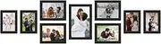 DJ ARTS Collage Individual Photo Frames, Set of 9 Wall Hanging