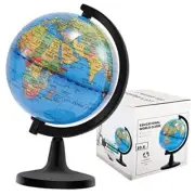 4'' World Globe for Kids Learning, Educational Rotating World Map 10.6cm