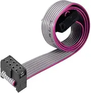 XYWHPGV IDC Wire Flat Cable FC/FC Connector A-Type 8Pins 2.54mm Pitch 30cm Length Gray(69725 3b310 d9f04 78b9c 880af d6187