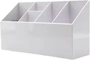Generic Storage Box for Barber Scissors, Organizer for Hairdressing Tools And Brushes, White