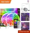 WiFi Dimmable LED Strip Lights - 100ft - Color Changing - Sync with Music