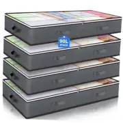 Budding Joy 90L Under Bed Storage Containers, Closet Organizers and Storage