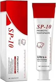 SP-10 Ultra Whitening Toothpaste, SP-10 Ultra Whitening, SP 11 Toothpaste, Teeth Whitening Toothpaste, Probiotic Brightening Toothpaste, Deep Cleaning Care Toothpaste (1-Red)