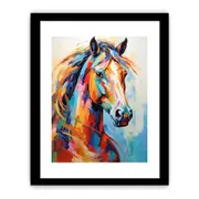 Horse Modern Art Framed print Art Poster