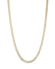 Bloomingdale's Fine Collection Men's Comfort Curb Link Chain Necklace in 14K Yellow Gold, 24