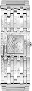 [GUESS] Women's 22mm Watch - Silver Tone Bracelet Silver Dial Silver Tone Case