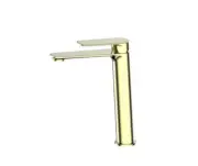 Greens Novi Basin Mixer Tall-PVD Brushed Brass-LF24203556BB