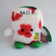 Bumbumz Holidaybumz MAXINE the MILK 4.5" Bum Bumz holiday plush Christmas Moo