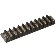 K4 Terminal Block With Screw Terminals, 10 Circuit Rated For 30 Amps Per Circuit