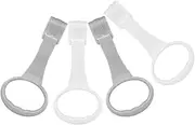 Vaguelly Portable Baby Pull up Ring 2 Pairs Crib Hanging Ring Boys and Girls Tool Infants Toys