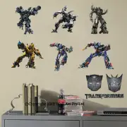 Transformers Removable Wall Stickers Nursery Decor Boys Art Decal Optimus Prime