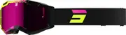 Shot Iris 2.0 Fusion Motocross Goggles, black-pink for Men One Size Black Pink