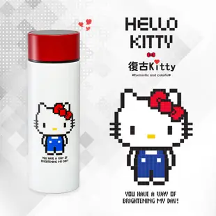 Hello Kitty凱蒂貓 硬白瓷不鏽鋼保冰杯/保溫杯 350ML 三麗鷗正版授權 KA-05