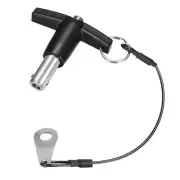 T Handle Lock Pins - Fits for Gym with 10-10mm Rope - 25/64" Dia 25/64" Usable