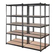 4 x 1.8M Garage Shelving Warehouse Racking Charcoal