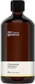 Skin Generics Micellar Water 7% 250 ml Cleanse, Sooth, and Moisturise Face Makeup Remover Facial Toner Micellar Water for All Skin Types Paraben and Paraffin Free 100% Vegan