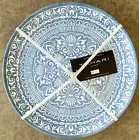 Tahari Blue And White Medallion MELAMINE Dinner Plates Set Of 4