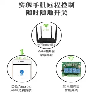 熱銷 控制器智能智能手機遠程遙控四路繼電器模塊小愛聲控易微聯wifi定時控制開關