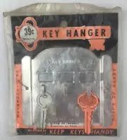Metal Key Hanger Key Rack M E Heuck NOS Vintage Storage